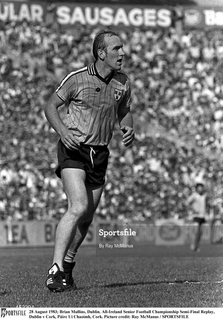 28 August 1983; Brian Mullins, Dublin. All-Ireland Senior Football Championship Semi-Final Replay, Dublin v Cork, Páirc Uí Chaoimh, Cork. Picture credit: Ray McManus / SPORTSFILE