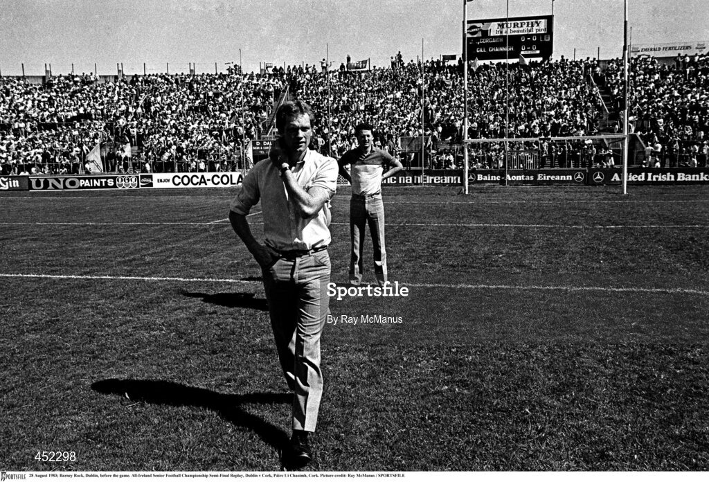 28 August 1983; Barney Rock, Dublin, before the game. All-Ireland Senior Football Championship Semi-Final Replay, Dublin v Cork, Páirc Uí Chaoimh, Cork. Picture credit: Ray McManus / SPORTSFILE