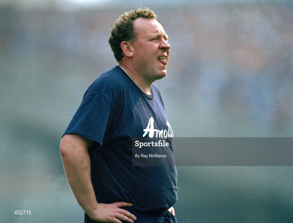 20 August 1995; Dublin manager Dr. Pat O'Neill. All Ireland Senior Football Semi-Final, Dublin v Cork, Croke Park, Dublin. Picture credit: Ray McManus / SPORTSFILE. All Ireland Senior Football Semi-Final, Dublin v Cork, Croke Park, Dublin. Picture credit: Ray McManus / SPORTSFILE