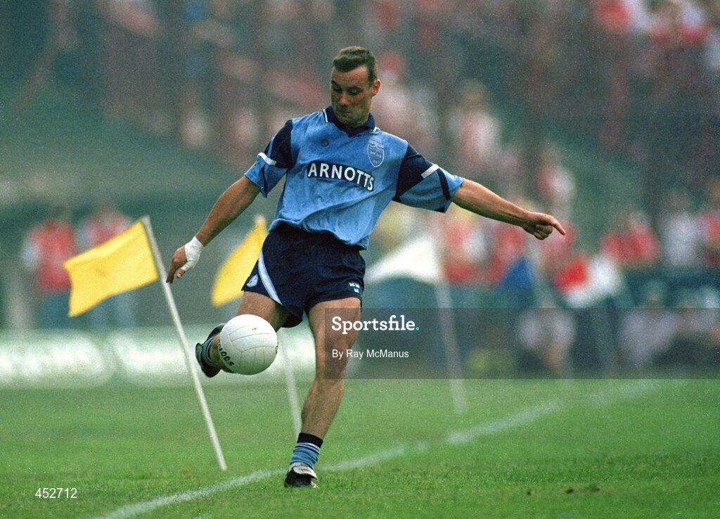 20 August 1995; Paul Curran, Dublin. All Ireland Senior Football Semi-Final, Dublin v Cork, Croke Park, Dublin. Picture credit: Ray McManus / SPORTSFILE