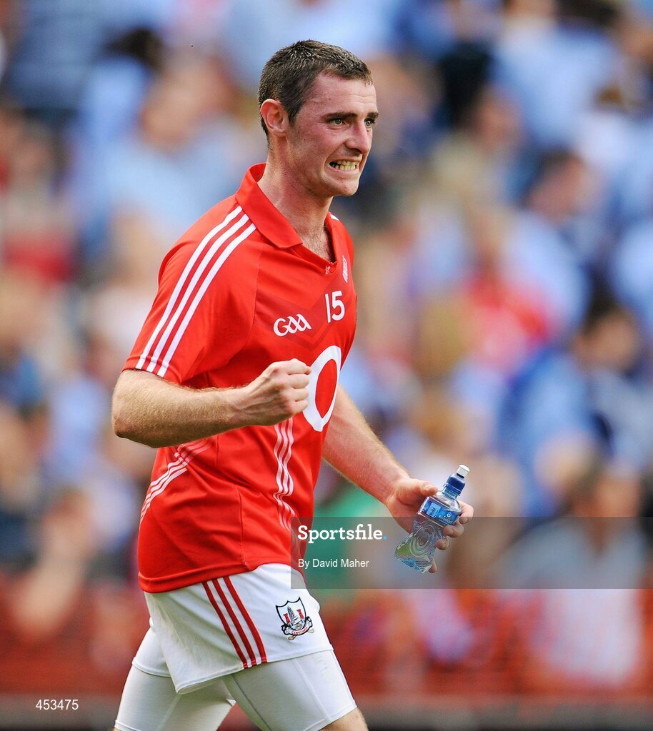 22 August 2010; Donncha O'Connor, Cork, celebrates at the end of the game. GAA Football All-Ireland Senior Championship Semi-Final, Dublin v Cork, Croke Park, Dublin. Picture credit: David Maher / SPORTSFILE