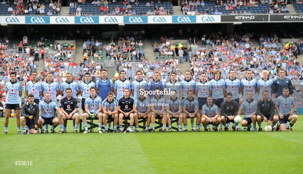 22 August 2010; The Dublin squad. GAA Football All-Ireland Senior Championship Semi-Final, Dublin v Cork, Croke Park, Dublin. Picture credit: David Maher / SPORTSFILE