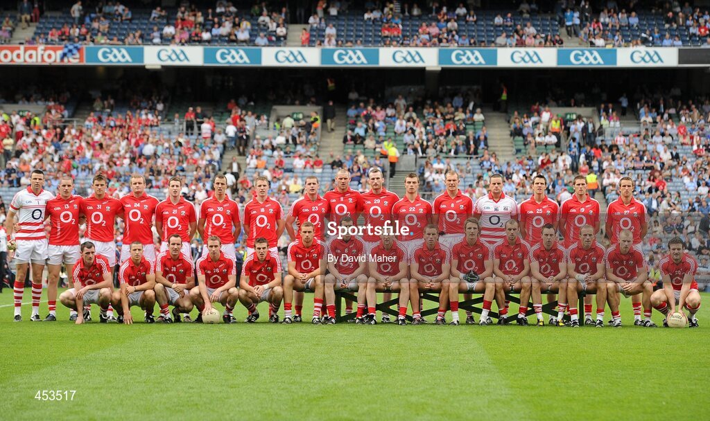 22 August 2010; The Cork squad. GAA Football All-Ireland Senior Championship Semi-Final, Dublin v Cork, Croke Park, Dublin. Picture credit: David Maher / SPORTSFILE