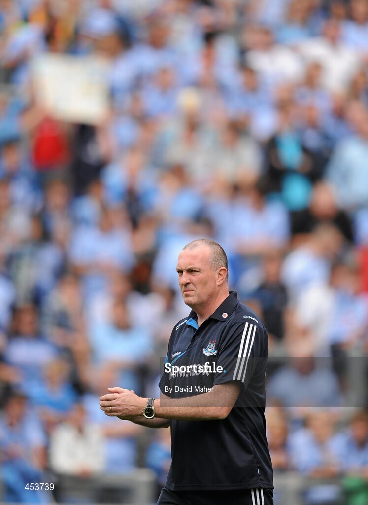 22 August 2010; Pat Gilroy, Dublin manager. GAA Football All-Ireland Senior Championship Semi-Final, Dublin v Cork, Croke Park, Dublin. Picture credit: David Maher / SPORTSFILE