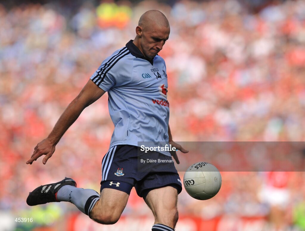 22 August 2010; Eoghan O'Gara, Dublin. GAA Football All-Ireland Senior Championship Semi-Final, Dublin v Cork, Croke Park, Dublin. Picture credit: Dáire Brennan / SPORTSFILE