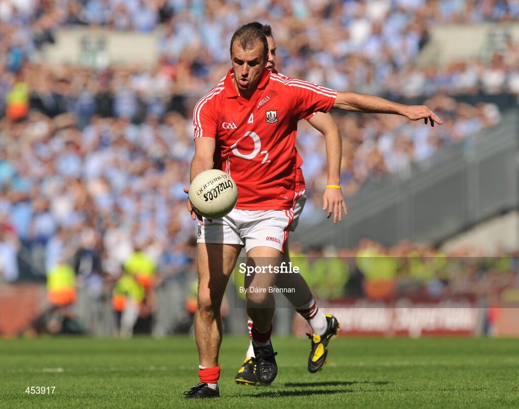22 August 2010; John Miskella, Cork. GAA Football All-Ireland Senior Championship Semi-Final, Dublin v Cork, Croke Park, Dublin. Picture credit: Dáire Brennan / SPORTSFILE