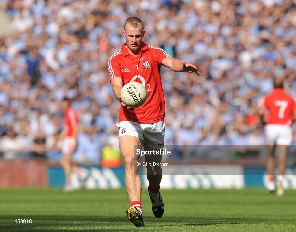 22 August 2010; Michael Shields, Cork. GAA Football All-Ireland Senior Championship Semi-Final, Dublin v Cork, Croke Park, Dublin. Picture credit: Dáire Brennan / SPORTSFILE