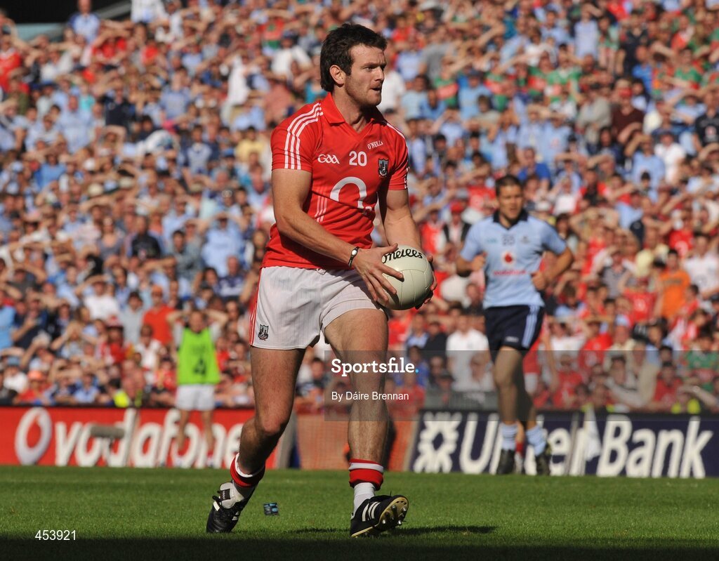 22 August 2010; Derek Kavanagh, Cork. GAA Football All-Ireland Senior Championship Semi-Final, Dublin v Cork, Croke Park, Dublin. Picture credit: Dáire Brennan / SPORTSFILE