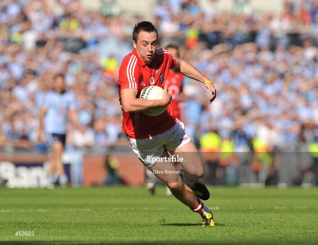 22 August 2010; Paul Kerrigan, Cork. GAA Football All-Ireland Senior Championship Semi-Final, Dublin v Cork, Croke Park, Dublin. Picture credit: Dáire Brennan / SPORTSFILE