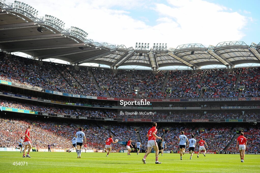 22 August 2010; A general view of Croke Park during the game. GAA Football All-Ireland Senior Championship Semi-Final, Dublin v Cork, Croke Park, Dublin. Picture credit: Stephen McCarthy / SPORTSFILE