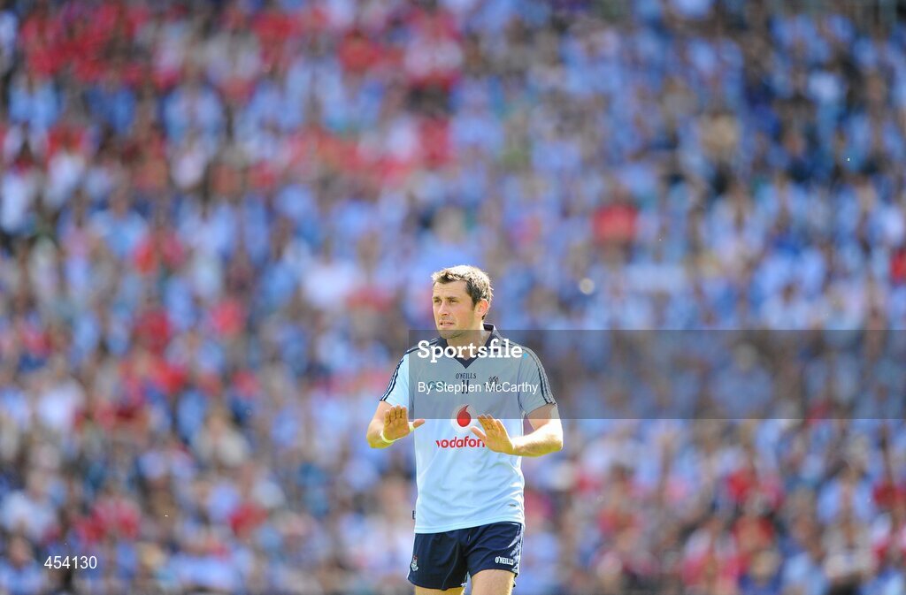 22 August 2010; Alan Brogan, Dublin. GAA Football All-Ireland Senior Championship Semi-Final, Dublin v Cork, Croke Park, Dublin. Picture credit: Stephen McCarthy / SPORTSFILE