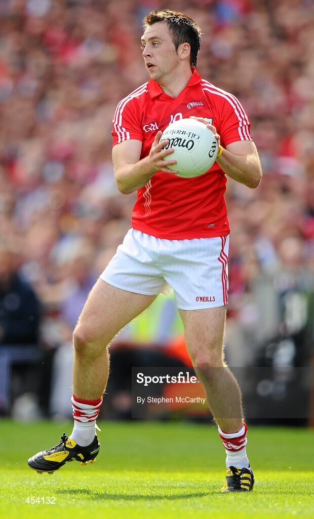 22 August 2010; Paul Kerrigan, Cork. GAA Football All-Ireland Senior Championship Semi-Final, Dublin v Cork, Croke Park, Dublin. Picture credit: Stephen McCarthy / SPORTSFILE