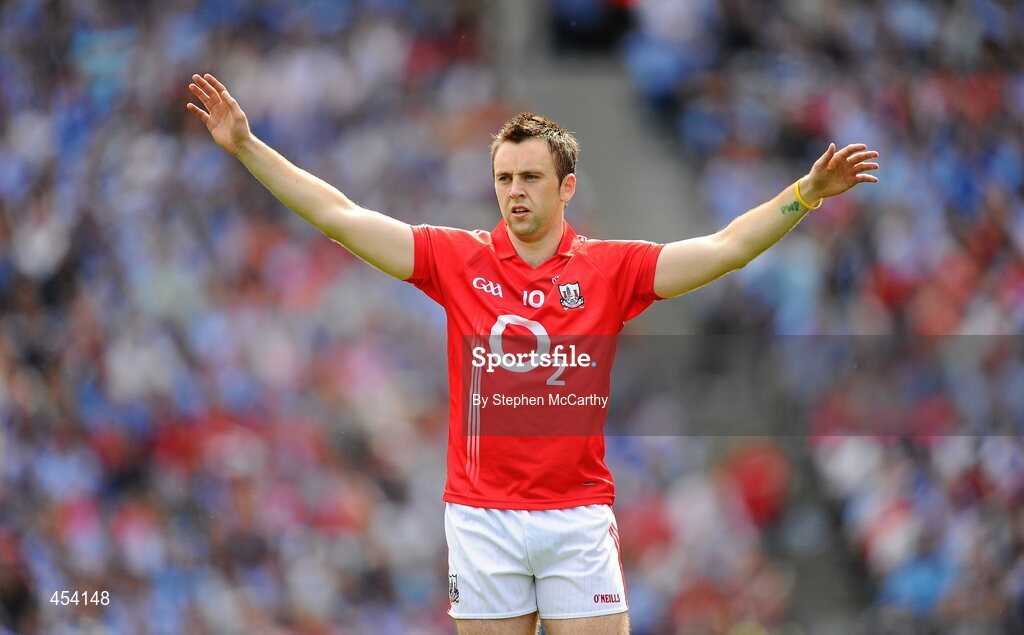 22 August 2010; Paul Kerrigan, Cork. GAA Football All-Ireland Senior Championship Semi-Final, Dublin v Cork, Croke Park, Dublin. Picture credit: Stephen McCarthy / SPORTSFILE