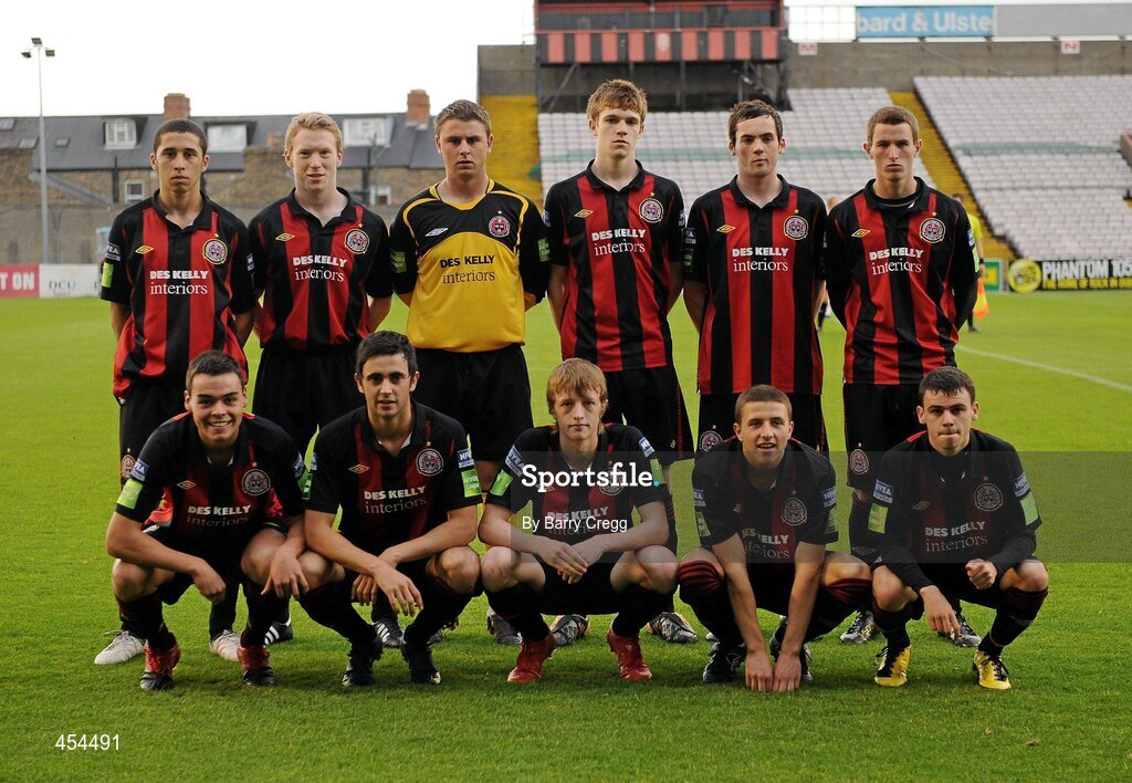 24 August 2010; The Bohemians A team. Newstalk Cup Final, Bohemians A v Sporting Fingal A, Dalymount Park, Dublin. Picture credit: Barry Cregg / SPORTSFILE
