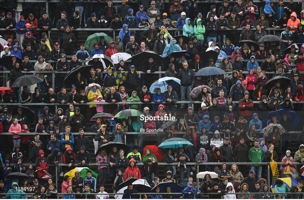 10 July 2016; Spectators during the Connacht GAA Football Senior Championship Final between Roscommon and Galway at Pearse Stadium in Galway. Photo by Sportsfile