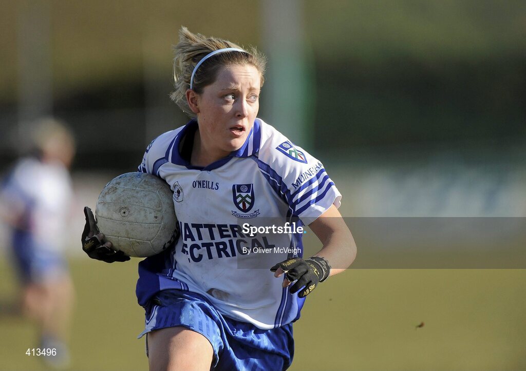 7 March 2010; Ciara McAnespie, Monaghan. Bord Gais Energy Ladies National Football League Division 1 Round 4, Monaghan v Mayo Emyvale, Co. Monaghan. Picture credit: Oliver McVeigh / SPORTSFILE