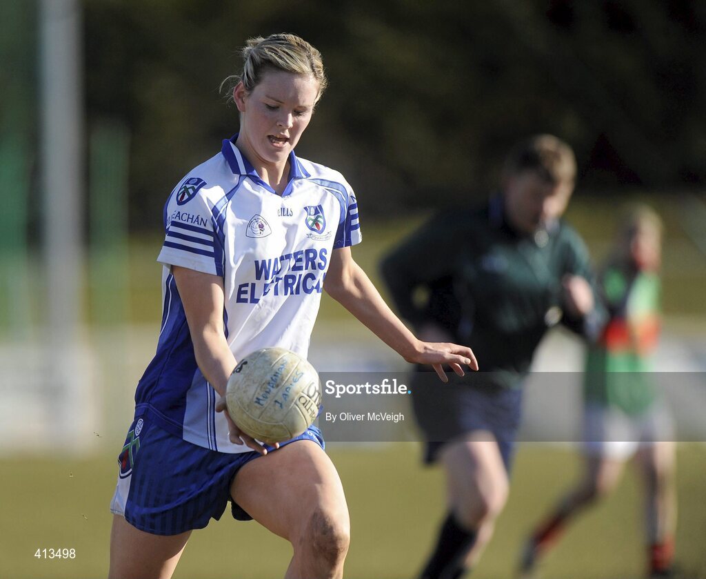 7 March 2010; Amanda Casey, Monaghan. Bord Gais Energy Ladies National Football League Division 1 Round 4, Monaghan v Mayo Emyvale, Co. Monaghan. Picture credit: Oliver McVeigh / SPORTSFILE