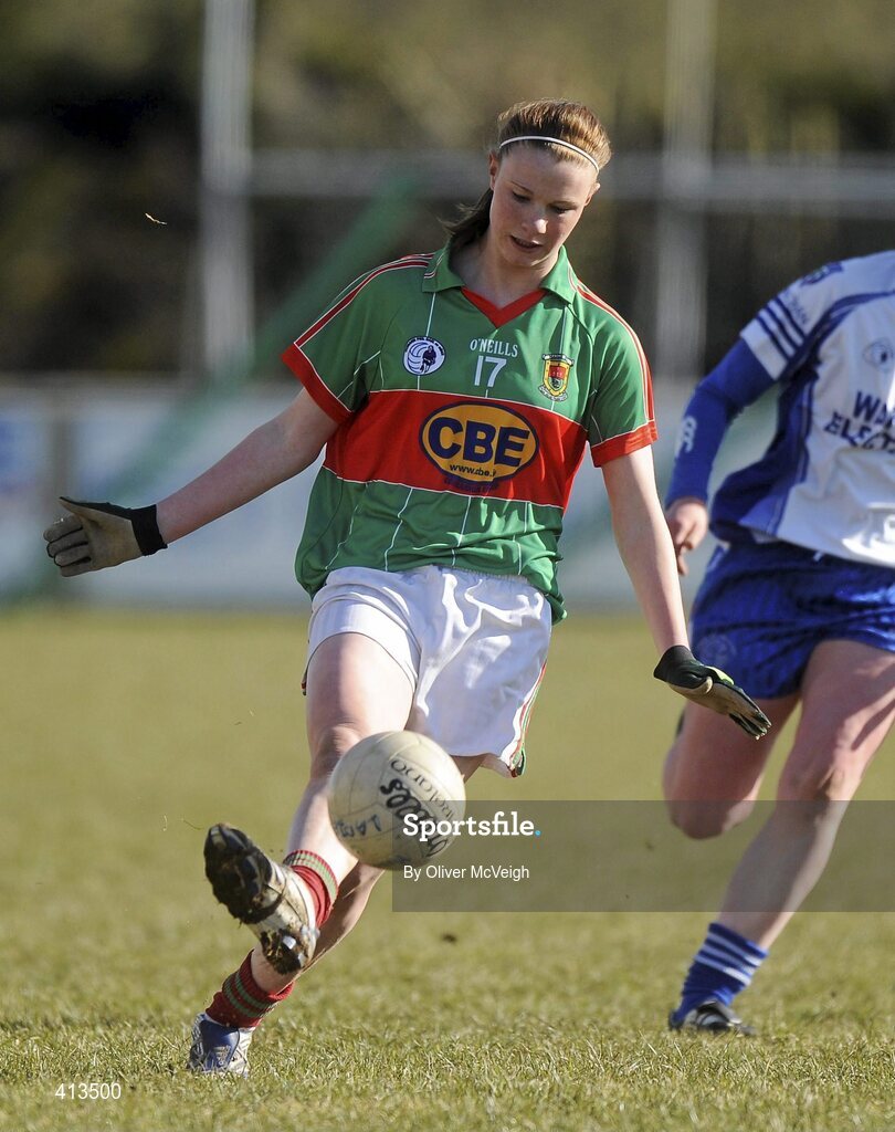 7 March 2010; Aileen Gilroy, Mayo. Bord Gais Energy Ladies National Football League Division 1 Round 4, Monaghan v Mayo Emyvale, Co. Monaghan. Picture credit: Oliver McVeigh / SPORTSFILE
