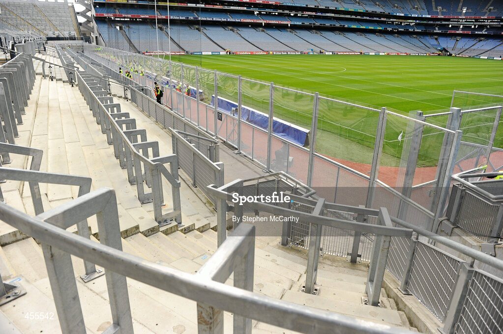 29 August 2010; A general view of Croke Park from the Nally Terrace ahead of the game. GAA Football All-Ireland Senior Championship Semi-Final, Kildare v Down, Croke Park, Dublin. Picture credit: Stephen McCarthy / SPORTSFILE