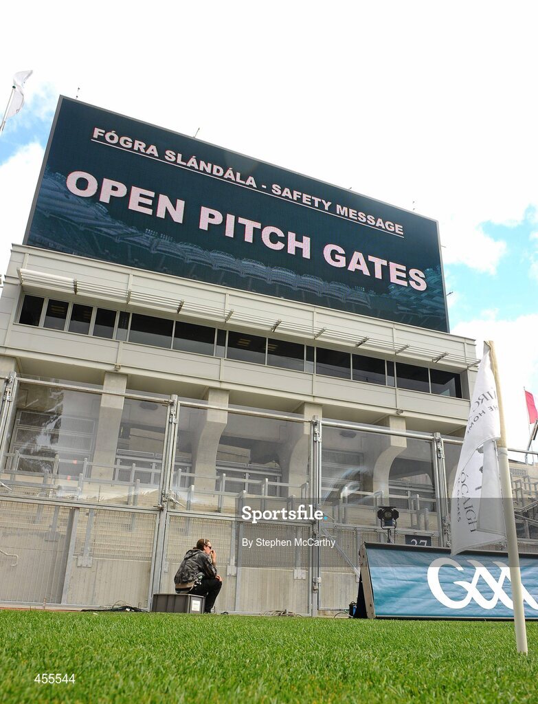29 August 2010; A general view of the Nally Terrace ahead of the game. GAA Football All-Ireland Senior Championship Semi-Final, Kildare v Down, Croke Park, Dublin. Picture credit: Stephen McCarthy / SPORTSFILE
