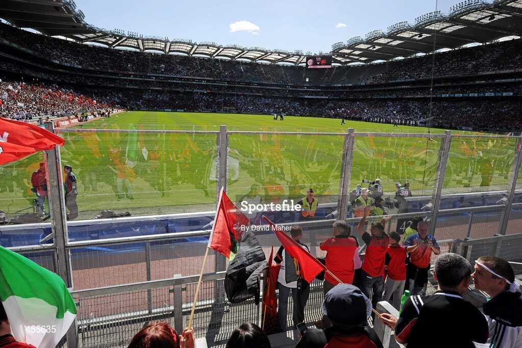 29 August 2010; A general view of the newly erected fencing at Hill 16. GAA Football All-Ireland Senior Championship Semi-Final, Kildare v Down, Croke Park, Dublin. Picture credit: David Maher / SPORTSFILE