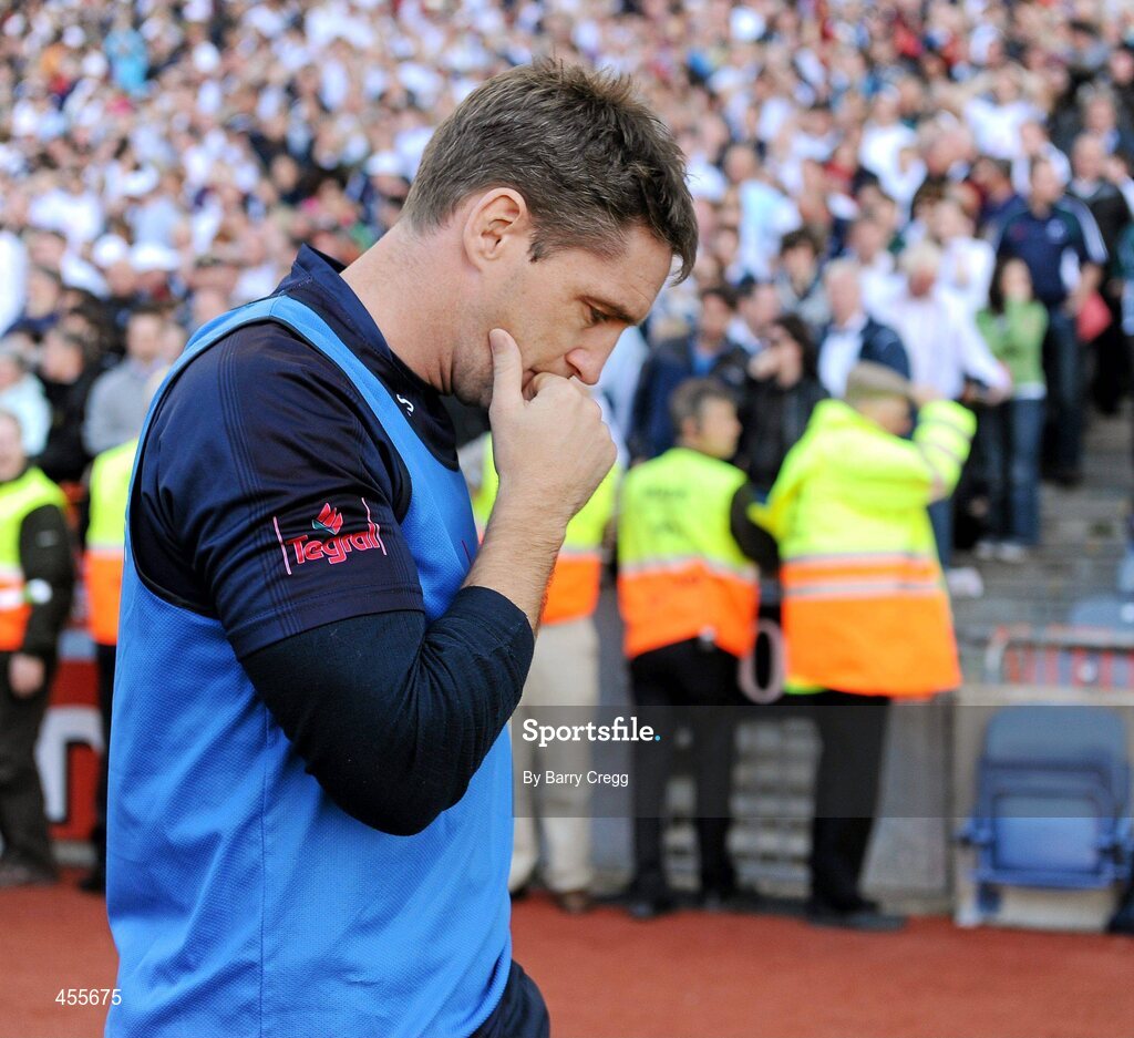 29 August 2010; Kildare manager Kieran McGeeney after the game. GAA Football All-Ireland Senior Championship Semi-Final, Kildare v Down, Croke Park, Dublin. Picture credit: Barry Cregg / SPORTSFILE