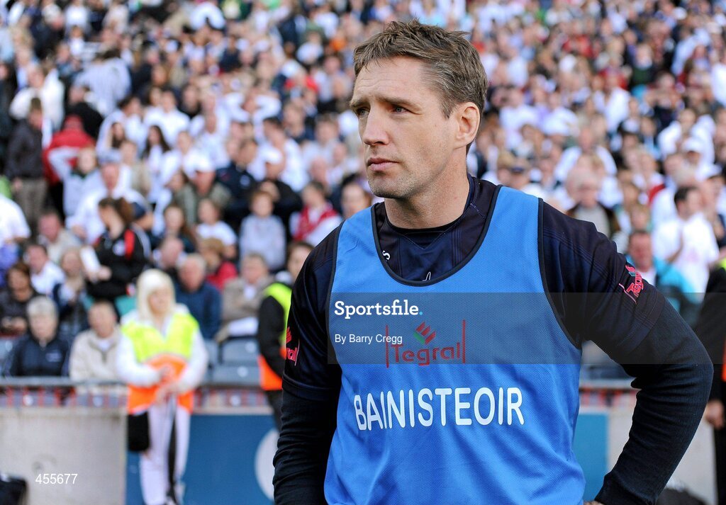 29 August 2010; Kildare manager Kieran McGeeney after the final whistle. GAA Football All-Ireland Senior Championship Semi-Final, Kildare v Down, Croke Park, Dublin. Picture credit: Barry Cregg / SPORTSFILE