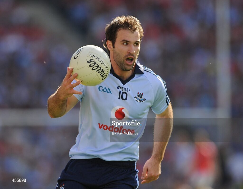 22 August 2010; Bryan Cullen, Dublin. GAA Football All-Ireland Senior Championship Semi-Final, Dublin v Cork, Croke Park, Dublin. Picture credit: Ray McManus / SPORTSFILE