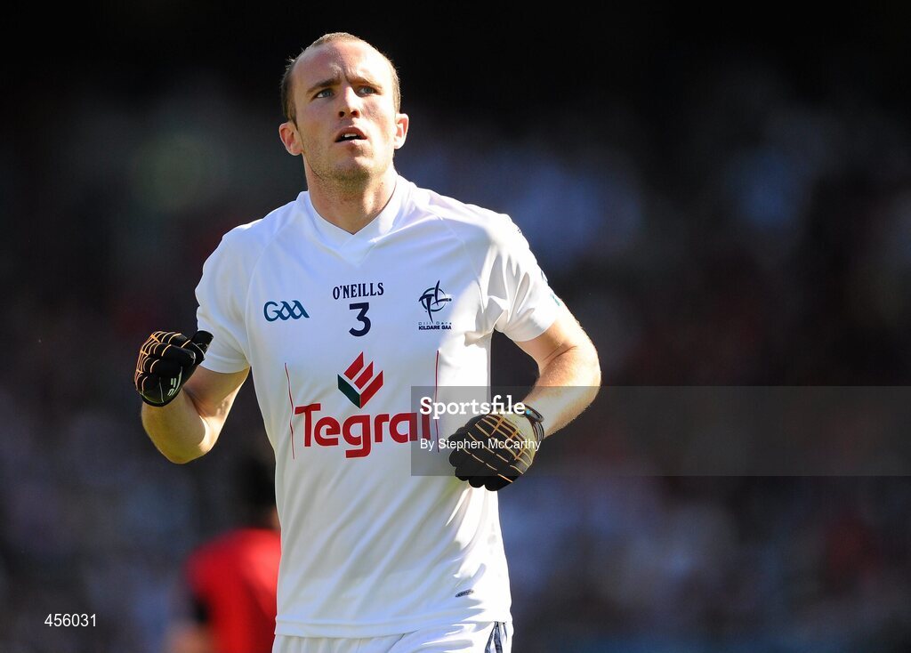 29 August 2010; Hugh McGrillen, Kildare. GAA Football All-Ireland Senior Championship Semi-Final, Kildare v Down, Croke Park, Dublin. Picture credit: Stephen McCarthy / SPORTSFILE