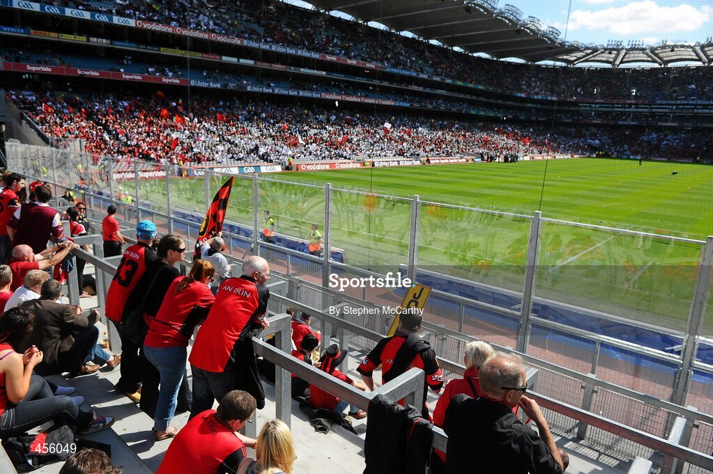29 August 2010; A general view of Hill 16 ahead of the game. GAA Football All-Ireland Senior Championship Semi-Final, Kildare v Down, Croke Park, Dublin. Picture credit: Stephen McCarthy / SPORTSFILE