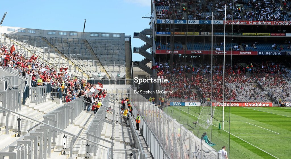 29 August 2010; A general view of Hill 16 ahead of the game. GAA Football All-Ireland Senior Championship Semi-Final, Kildare v Down, Croke Park, Dublin. Picture credit: Stephen McCarthy / SPORTSFILE