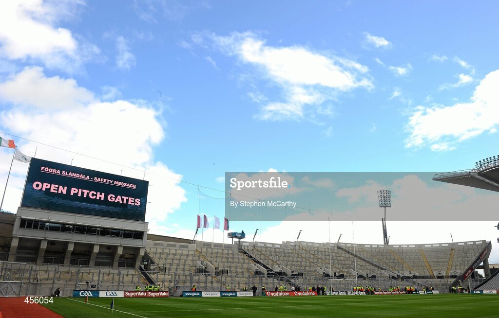29 August 2010; A general view of Hill 16 ahead of the game. GAA Football All-Ireland Senior Championship Semi-Final, Kildare v Down, Croke Park, Dublin. Picture credit: Stephen McCarthy / SPORTSFILE