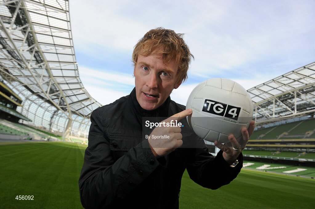31 August 2010; Hector O'hEochagain, who will be presenting 'Ceist GAA', at the Launch of TG4 Autumn Schedule 2010. The Aviva Stadium, Lansdowne Road, Dublin. Photo by Sportsfile