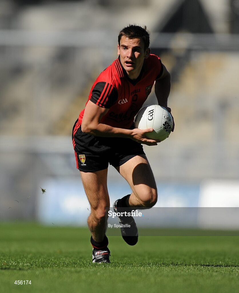 29 August 2010; Daniel Hughes, Down. GAA Football All-Ireland Senior Championship Semi-Final, Kildare v Down, Croke Park, Dublin. Photo by Sportsfile