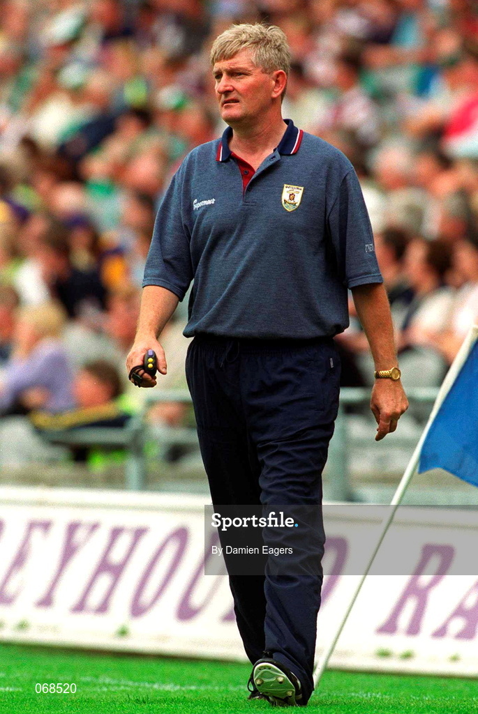 29 July 2001; Galway manager Noel Lane during the Guinness All-Ireland Senior hurling Championship Quarter-Final match between Galway and Derry at Croke Park in Dublin. Photo by Damien Eagers/Sportsfile
