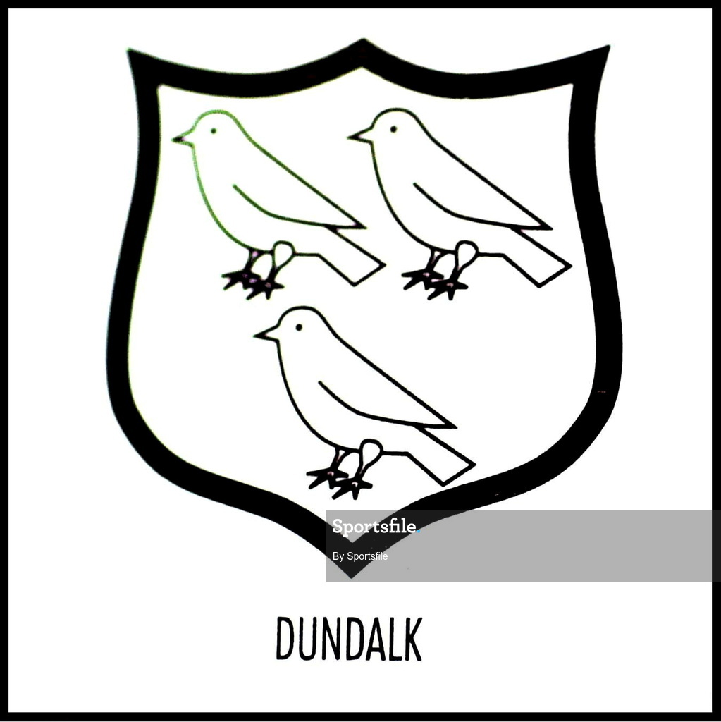 30 July 2001; Dundalk club crest. Photo by Sportsfile