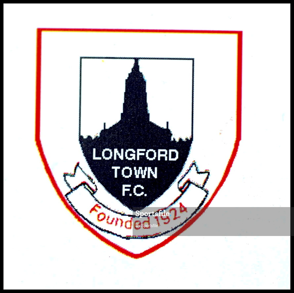 30 July 2001; Longford Town club crest. Photo by Sportsfile
