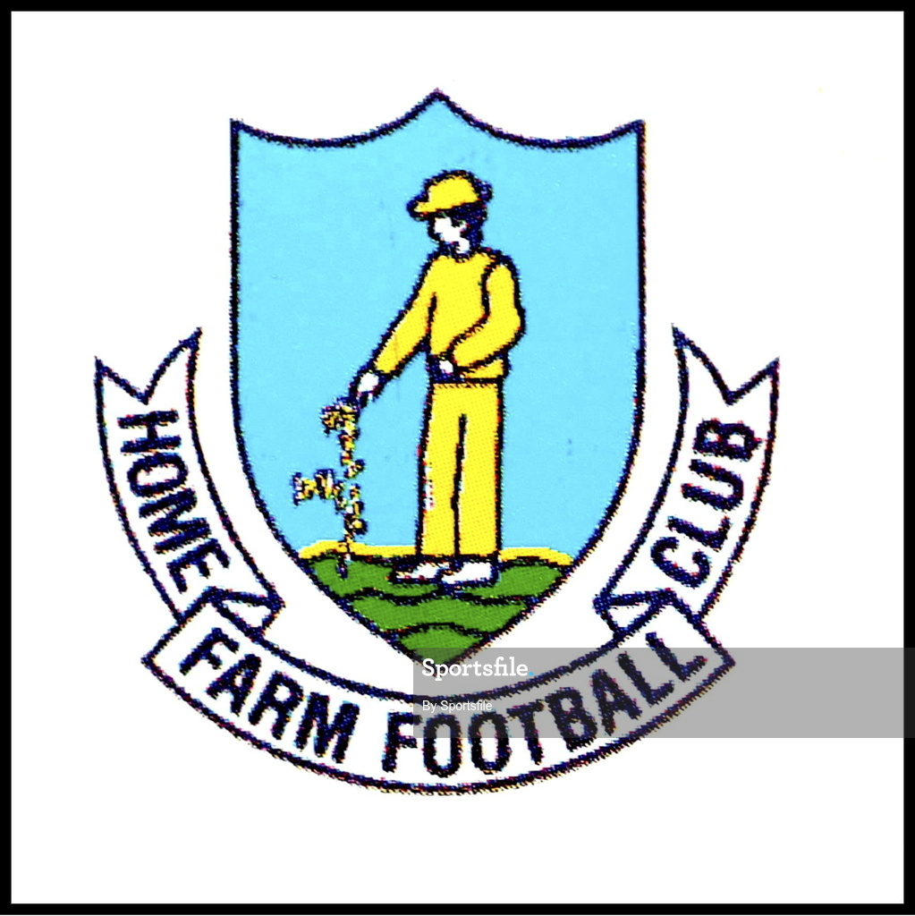30 July 2001; Home Farm club crest. Photo by Sportsfile