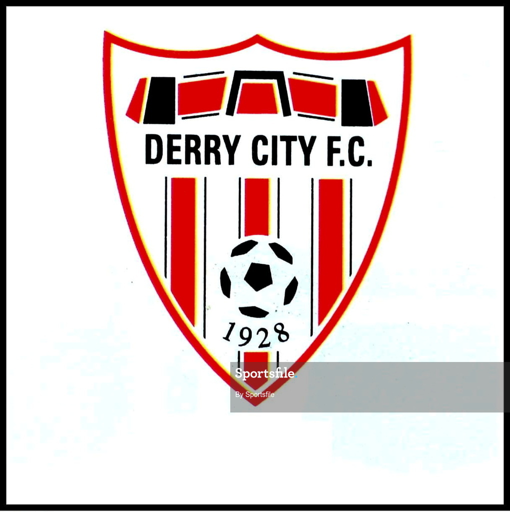 30 July 2001; Derry City club crest. Photo by Sportsfile