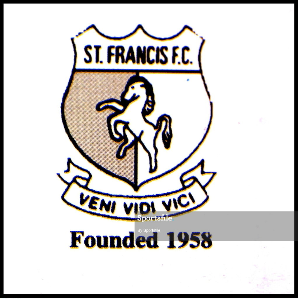 30 July 2001; St. Francis club crest. Photo by Sportsfile