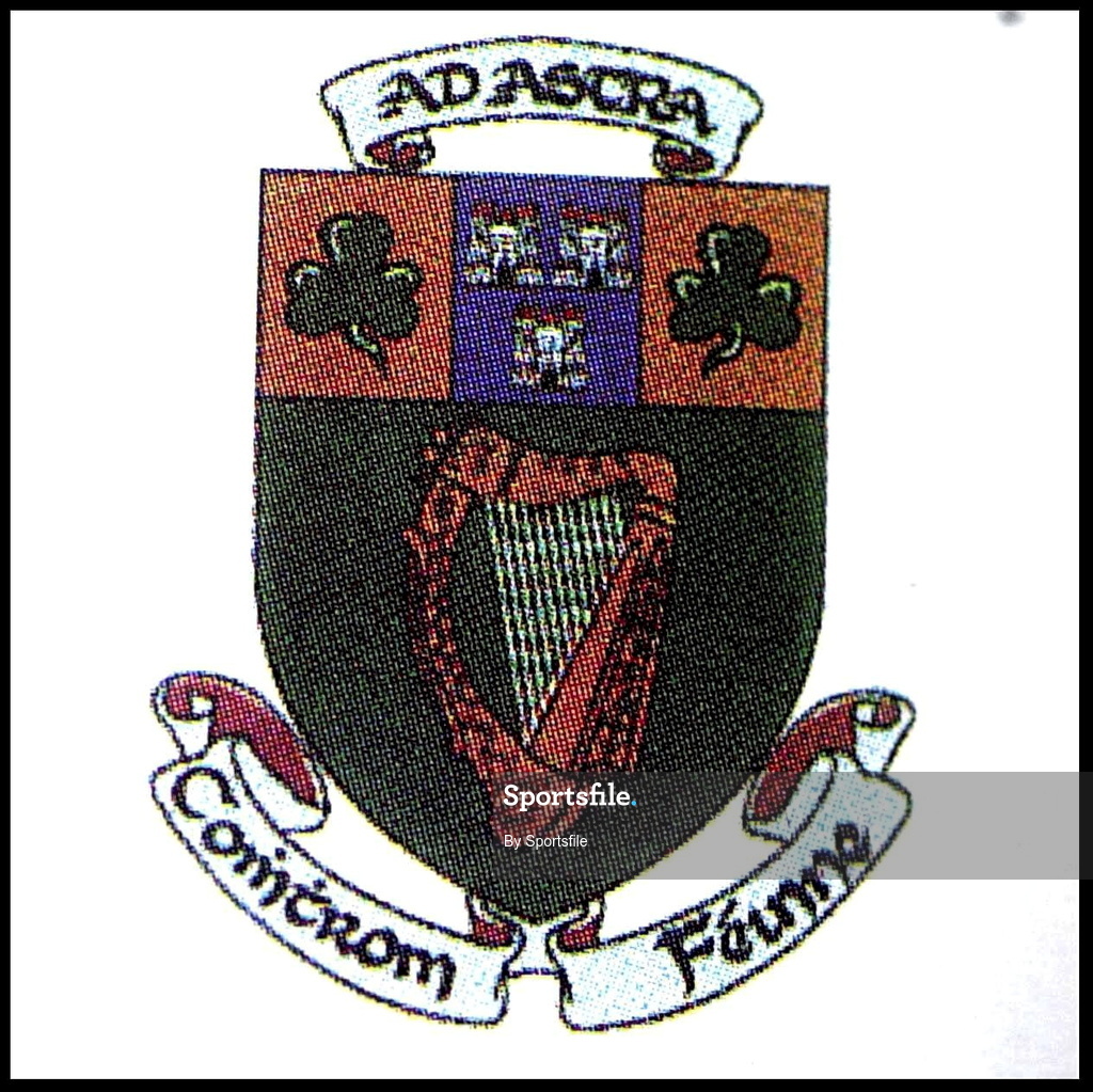 30 July 2001; UCD club crest. Photo by Sportsfile