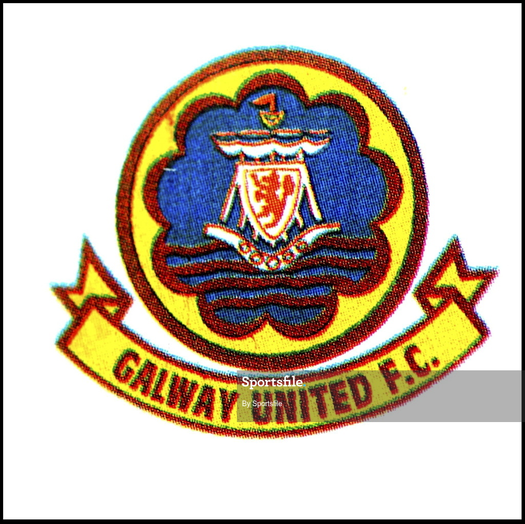 30 July 2001; Galway United club crest. Photo by Sportsfile