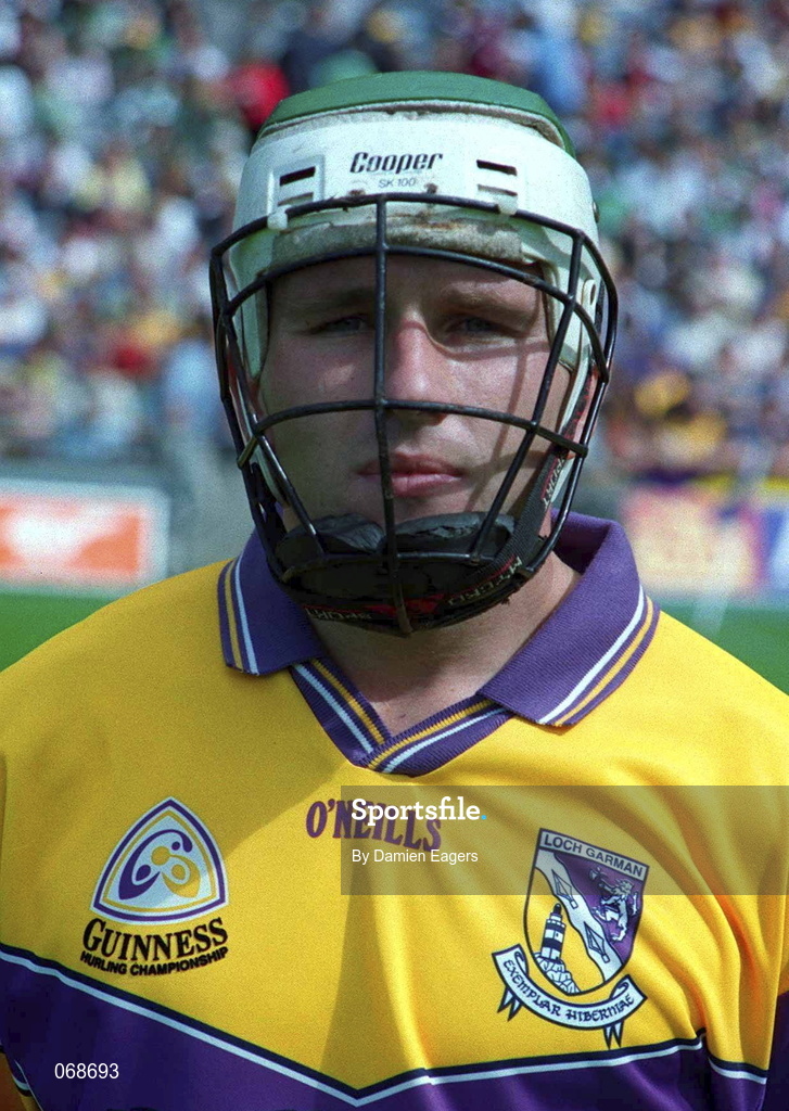 29 July 2001; Rory Mallon of Wexford during the Guinness All-Ireland Senior Hurling Championship Quarter-Final match between Wexford and Limerick at Croke Park in Dublin. Photo by Damien Eagers/Sportsfile