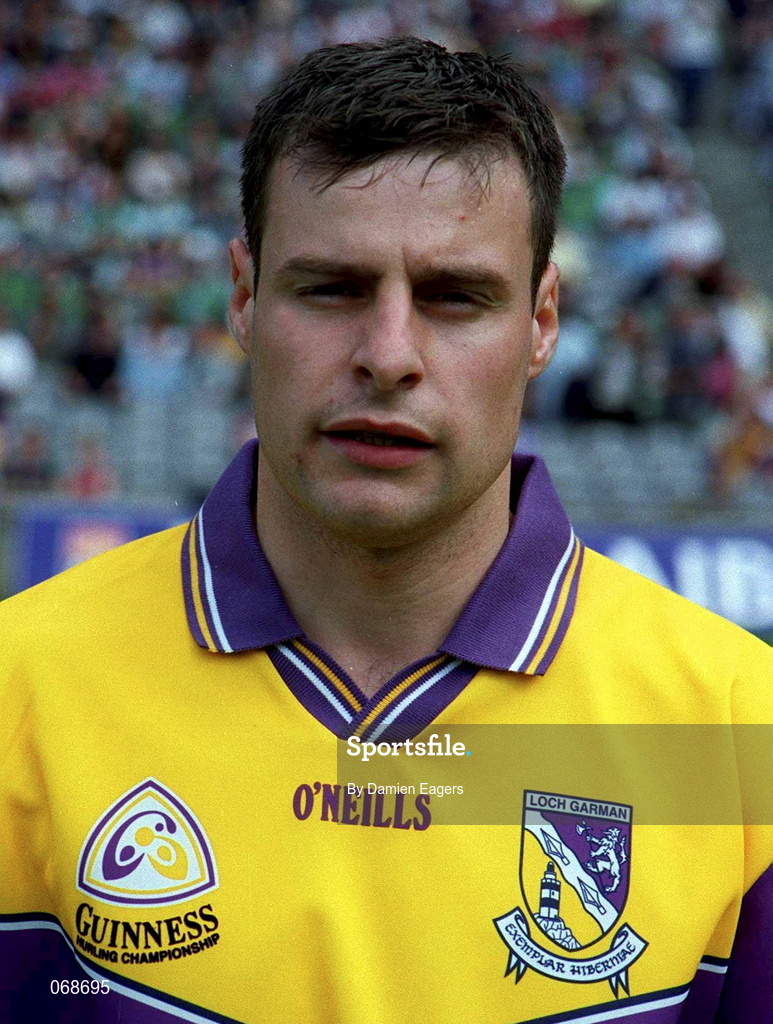 29 July 2001; Michael Jordan of Wexford during the Guinness All-Ireland Senior Hurling Championship Quarter-Final match between Wexford and Limerick at Croke Park in Dublin. Photo by Damien Eagers/Sportsfile