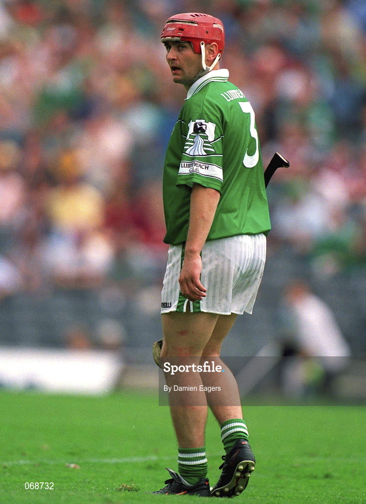 29 July 2001; T.J. Ryan of Limerick during the Guinness All-Ireland Senior Hurling Championship Quarter-Final match between Wexford and Limerick at Croke Park in Dublin. Photo by Damien Eagers/Sportsfile