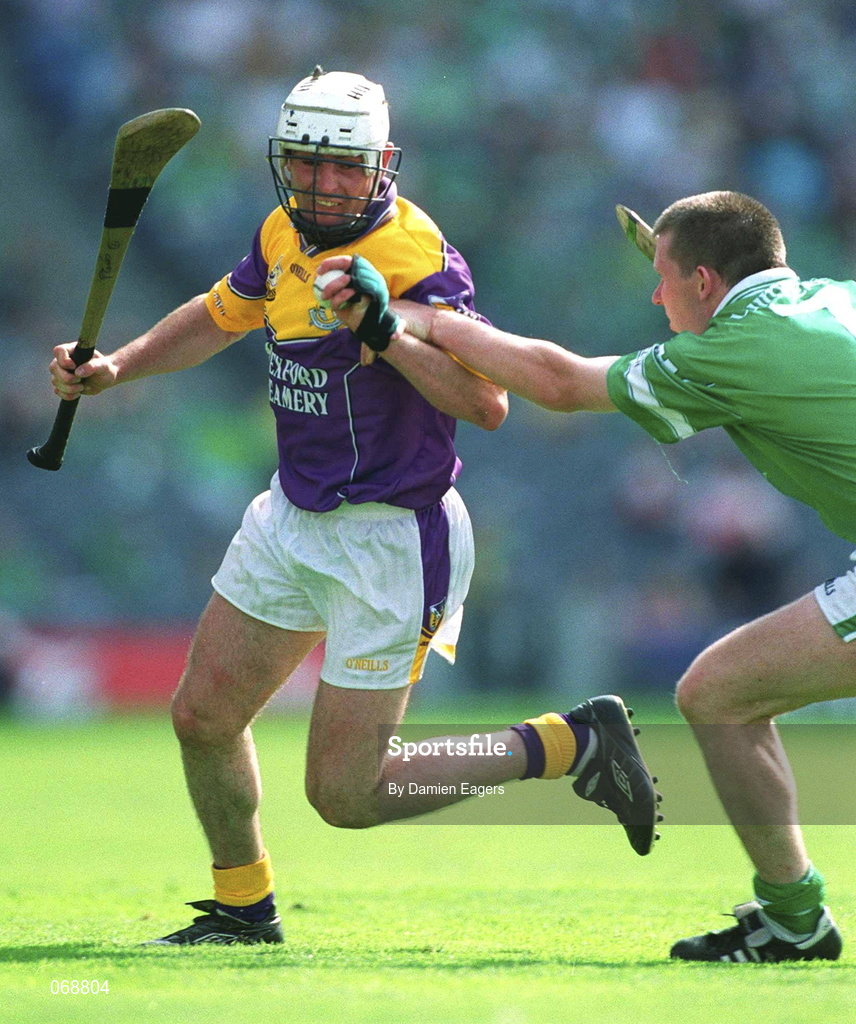 29 July 2001; Paul Codd of Limerick during the Guinness All-Ireland Senior Hurling Championship Quarter-Final match between Wexford and Limerick at Croke Park in Dublin. Photo by Damien Eagers/Sportsfile