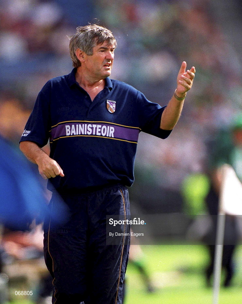 29 July 2001; Wexford manager Tony Dempsey during the Guinness All-Ireland Senior Hurling Championship Quarter-Final match between Wexford and Limerick at Croke Park in Dublin. Photo by Damien Eagers/Sportsfile