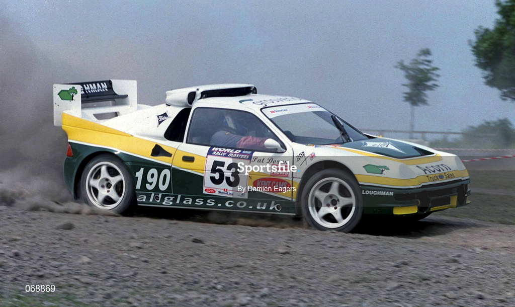 28 July 2001; Pat Doran in his Ford RS200 during the World Rally Masters Championships 2001 at Punchestown in Kildare. Photo by Damien Eagers/Sportsfile