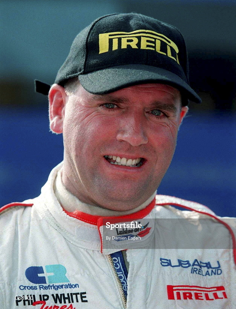 28 July 2001; Andrew Nesbitt during the World Rally Masters Championships 2001 at Punchestown in Kildare. Photo by Damien Eagers/Sportsfile