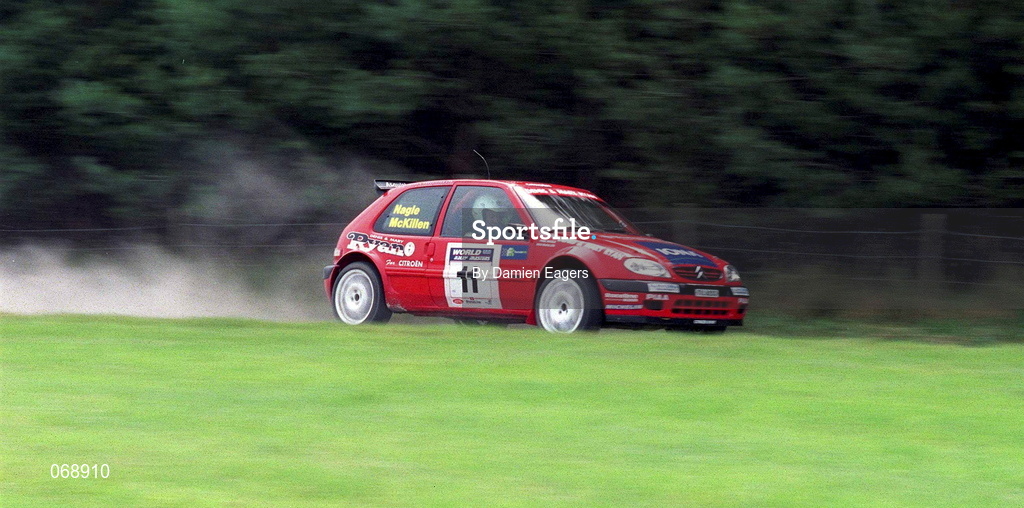 28 July 2001; Max McKillen in his Citroen Saxo during the World Rally Masters Championships 2001 at Punchestown in Kildare. Photo by Damien Eagers/Sportsfile
